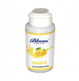 Bloom Mango Liquid Flavoured Colours   Plastic Bottle  30 millilitre
